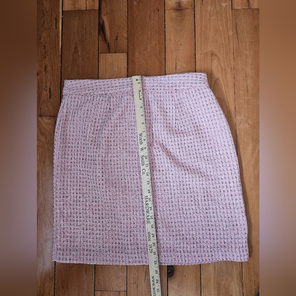 Liz Claiborne Pink Tweed Skirt — Women's 14